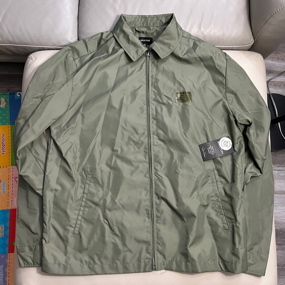 NWT - Brixton Men’s Utopia Vintage Nylon Jacket - Size XL - Picture 4 of 12